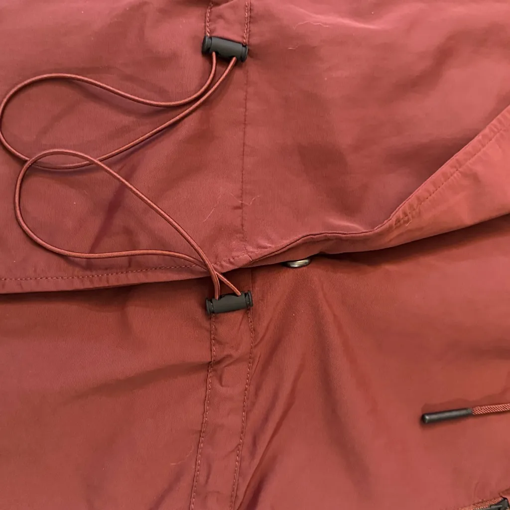 Athleta  Acadia Jacket XS Extra Small Cognac Burgundy Maroon Utility NWT - Image 9