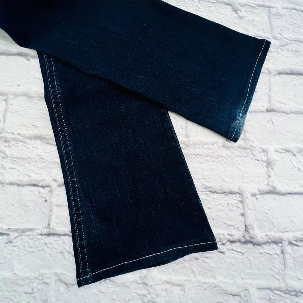 White House | Black Market WHBM  Jeans Womans 0R Bootcut Bling Pocket Mid Rise - Image 6