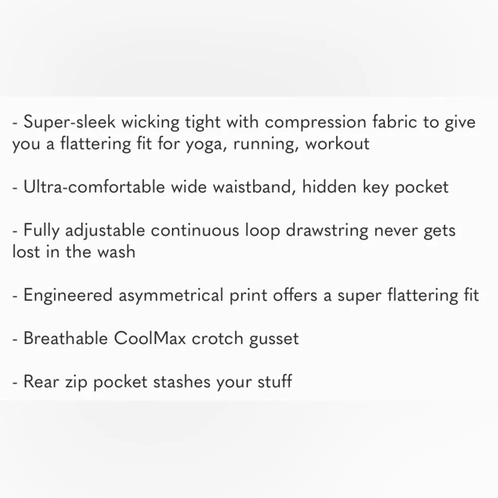 Athleta Sonar gold patterned asym black mesh inlay running training leggings - Image 13