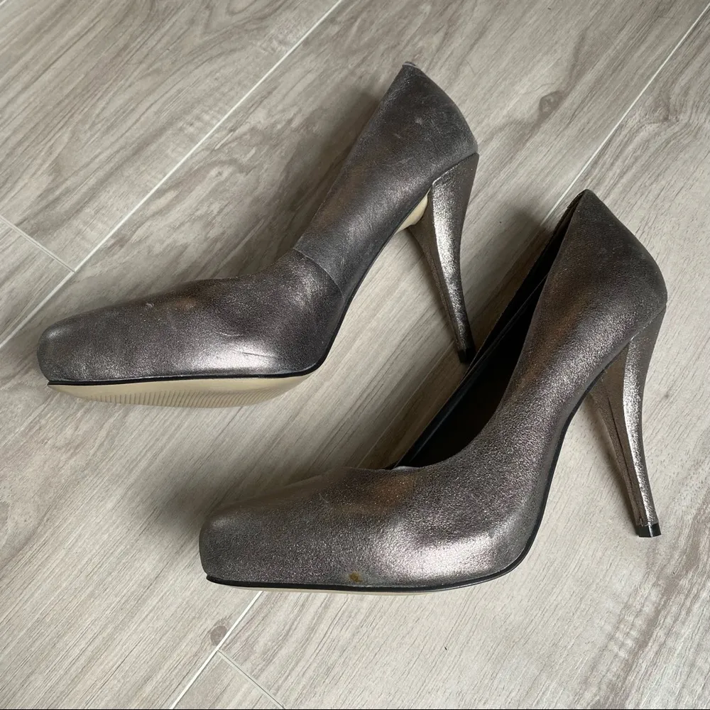 Banana Republic Gunmetal High Heels Shoes - Image 6