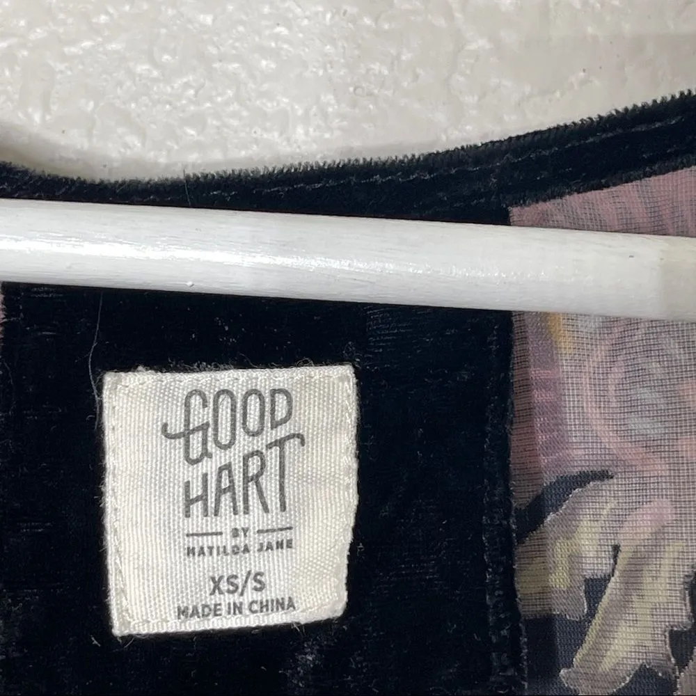 Matilda Jane Good Hart Cheekwood Velvet‎ Floral Kimono Size XS/S Whimsigoth Boho - Image 8