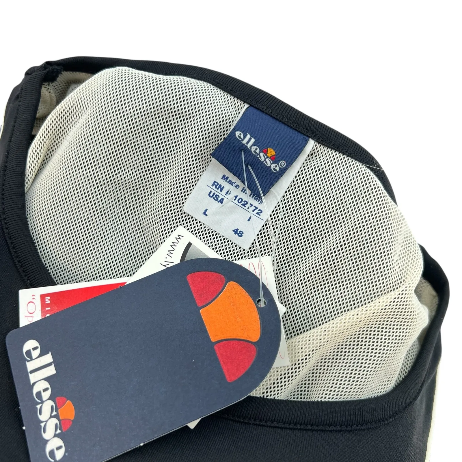 Ellesse Foggia Tennis Tank Dress Sporty Activewear Black Size Large - Image 8