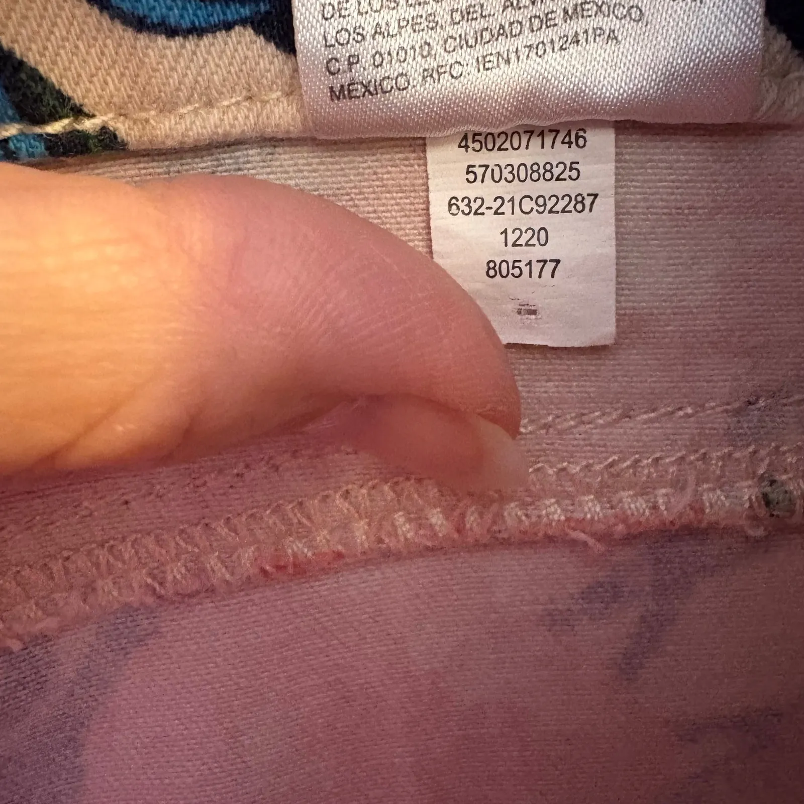 Chicos Jegging Ankle Floral Stretch Pants Size 12P - Image 7