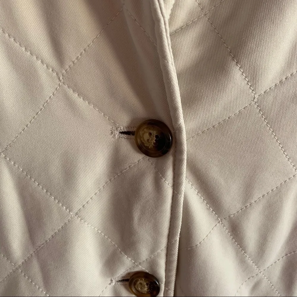 Orvis Cream Quilted Jacket - Image 5