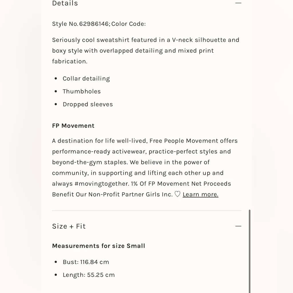 Free People Movement Overlapped Printed Sweatshirt - Image 3