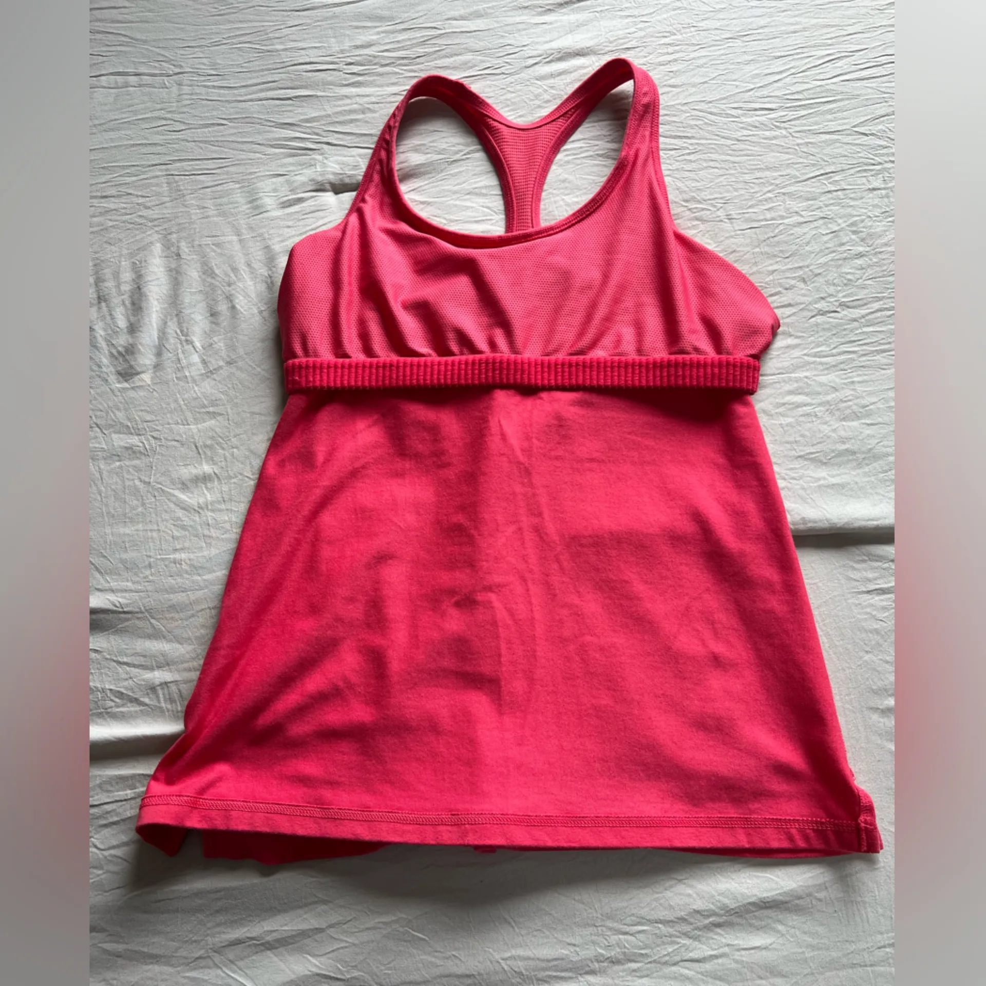 Nike Dri Fit Racerback Athletic Tank Top Built In Bra Womens Size‎ Large - Image 7