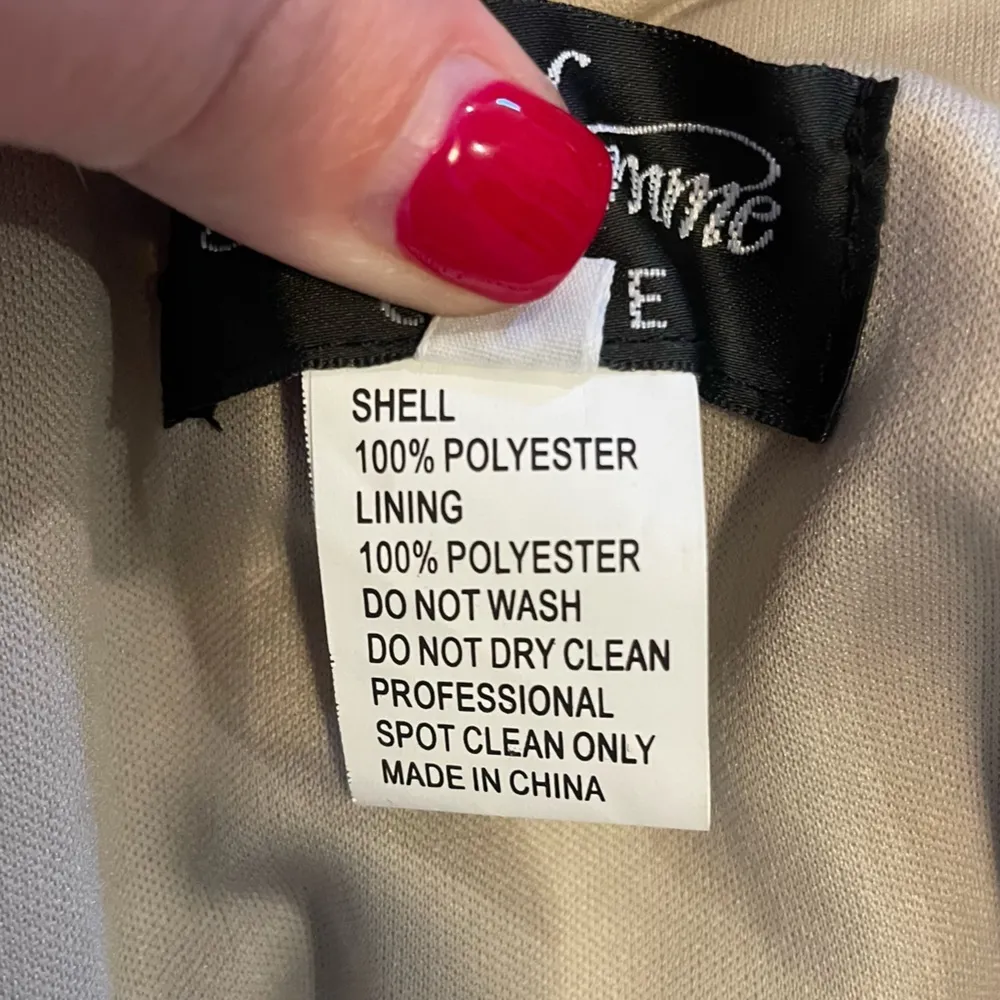 La Femme Curve 29396 Sequin Long Sleeve Minidress in Silver - Image 7