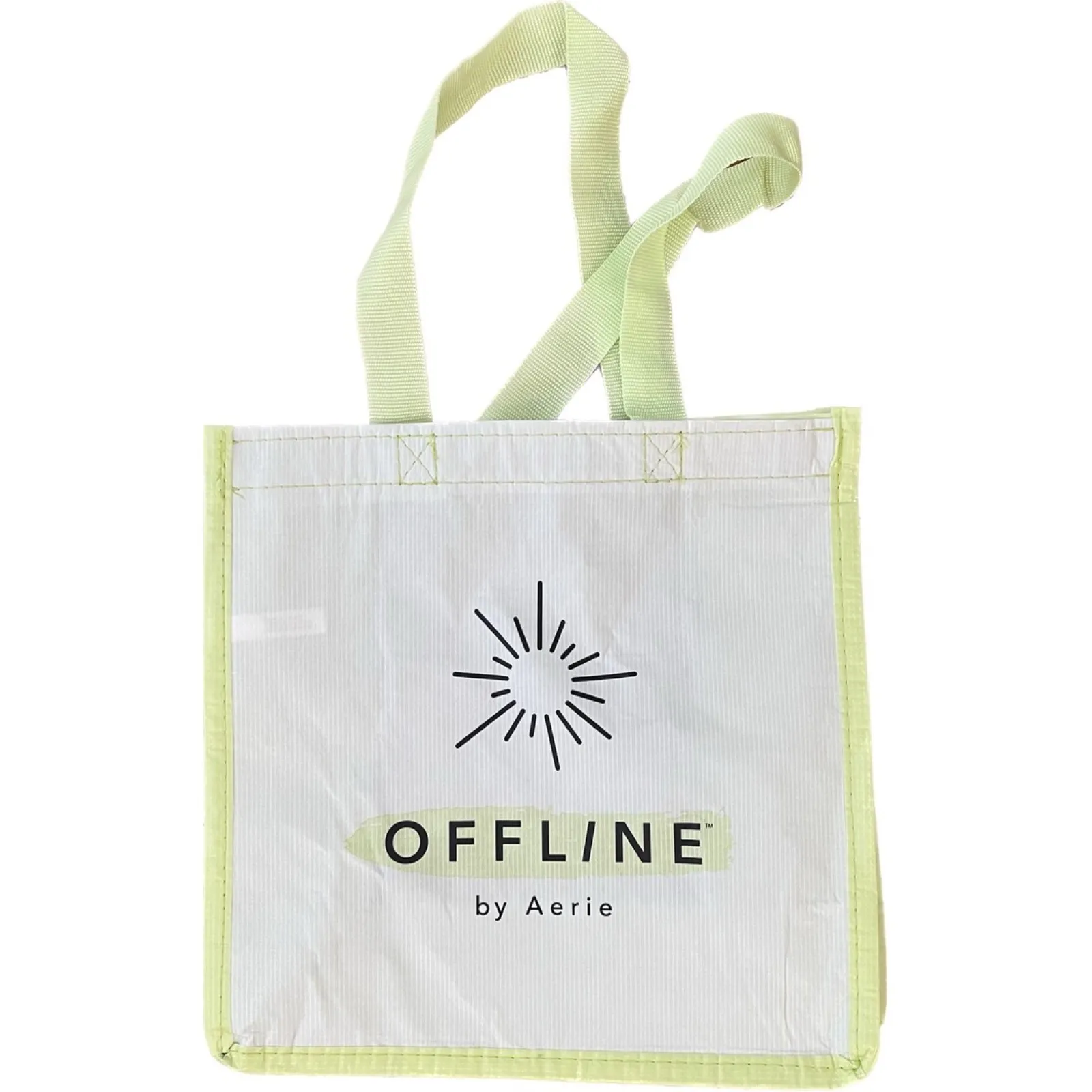 Offline by Aerie | Green Small Reusable Shopping Bag - Image 2