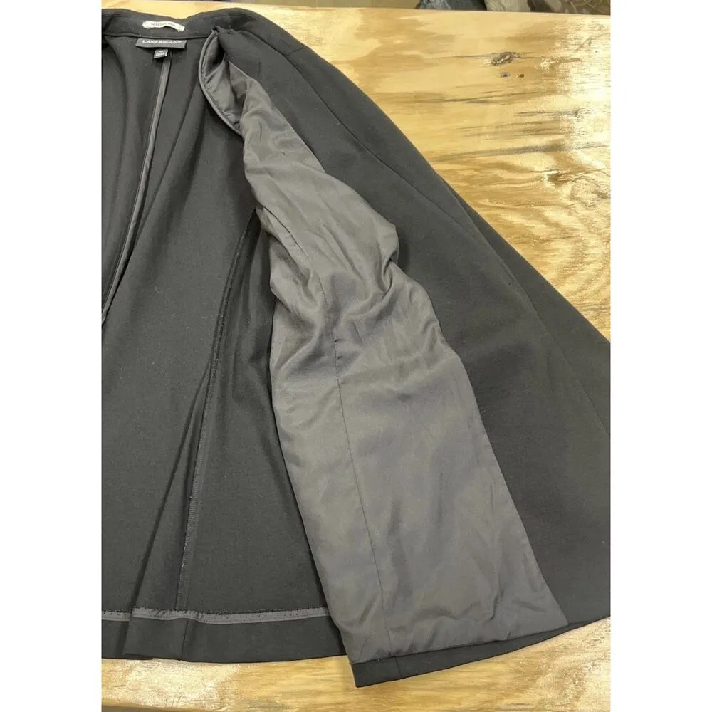 Lane Bryant The Bryant Blazer Black Size 18 Preppy Academia Old Money - Image 9