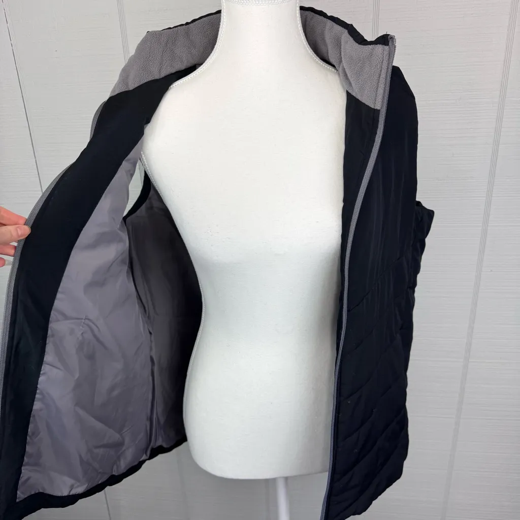 Holloway Ladies Black Puffer Quilted Vest Jacket Zip Up Insulated Layering - Image 4