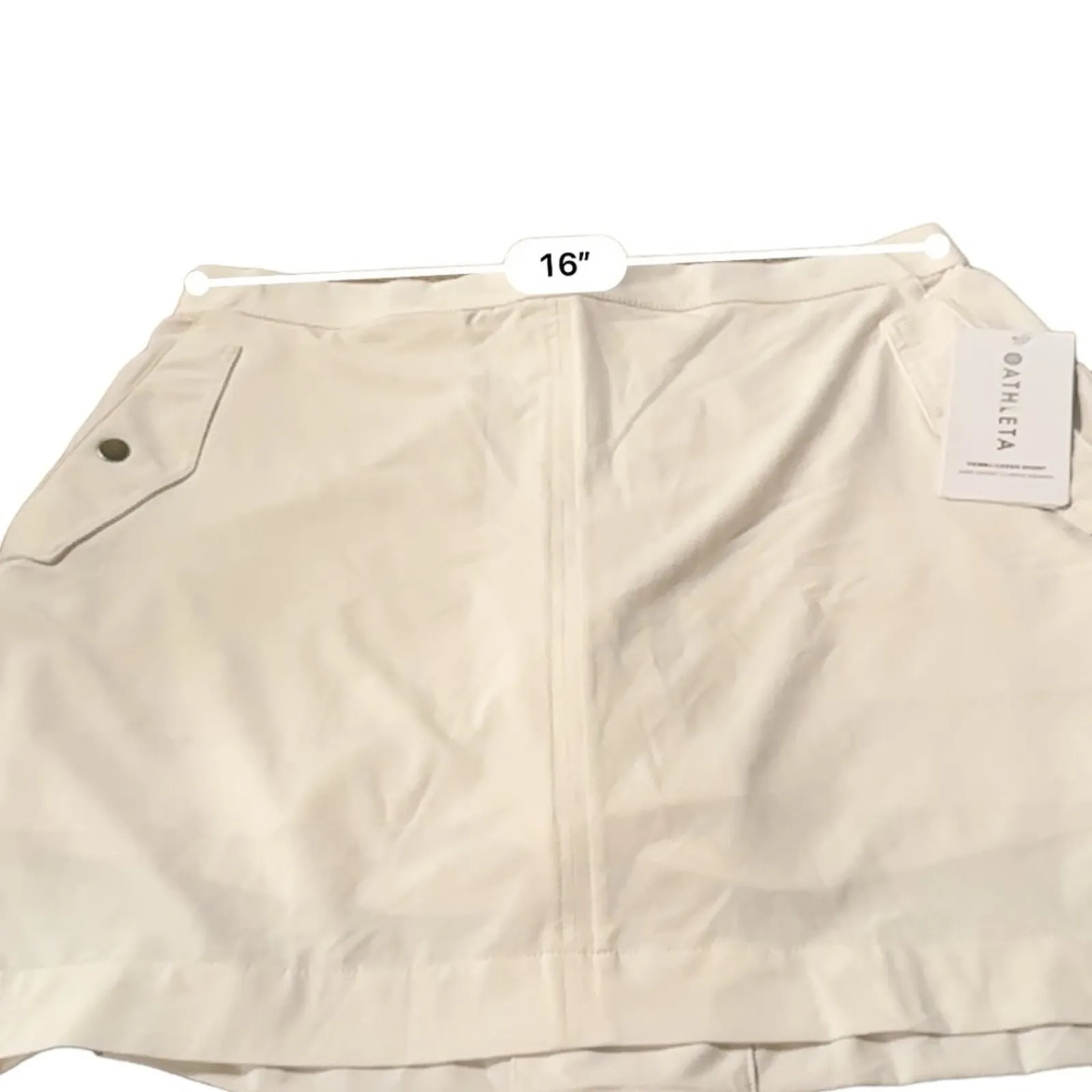 Athleta Vienna Jupe‎ Cargo Skort in Magnolia White Size 16 Plus NEW - Image 10