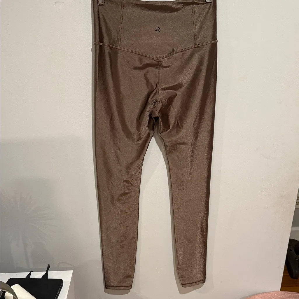 Athleta Shimmering Bronze Leggings - Image 4