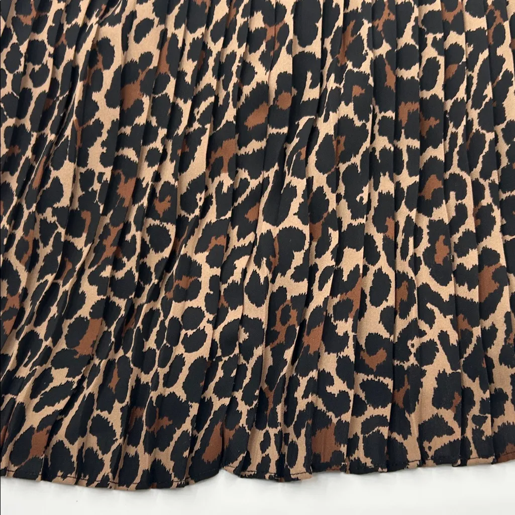 J.Crew  Animal Print A-Line Skirt - Image 5