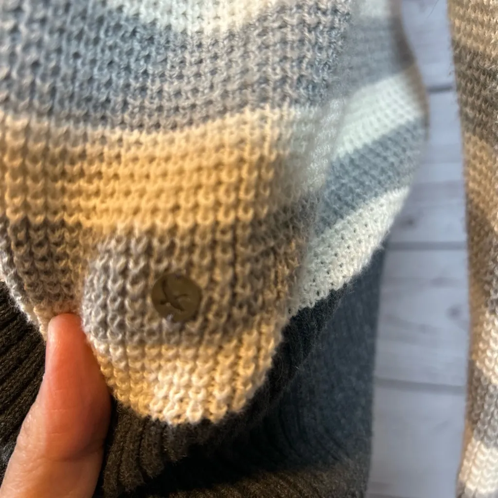 Eddie Bauer Multicolor Striped Turtleneck Sweater 2XL - Image 5