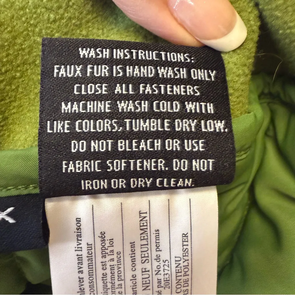 Klim ‘Waverly’ Insulated Vest Detachable Fur Trim Hood Women’s Size Medium Green - Image 15