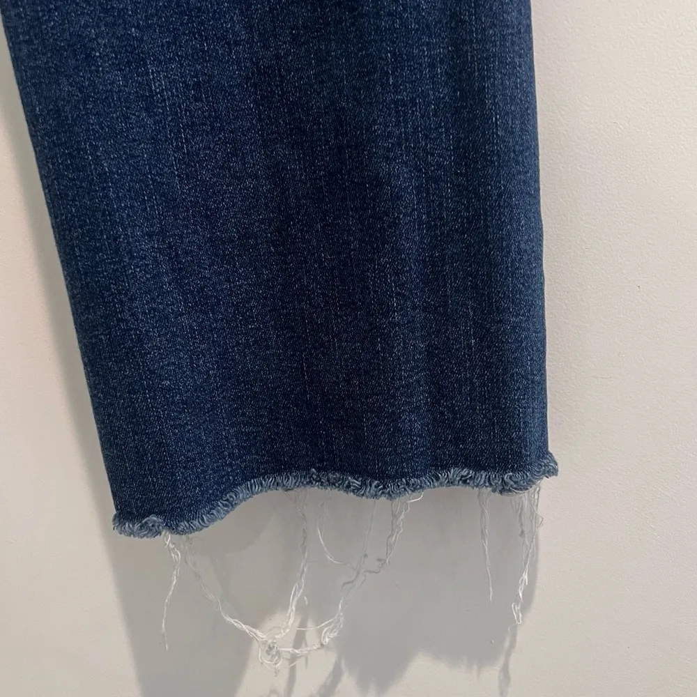 Joe’s Jeans Straight Leg High Rise Ankle Cut Jeans Dark Wash - Image 6