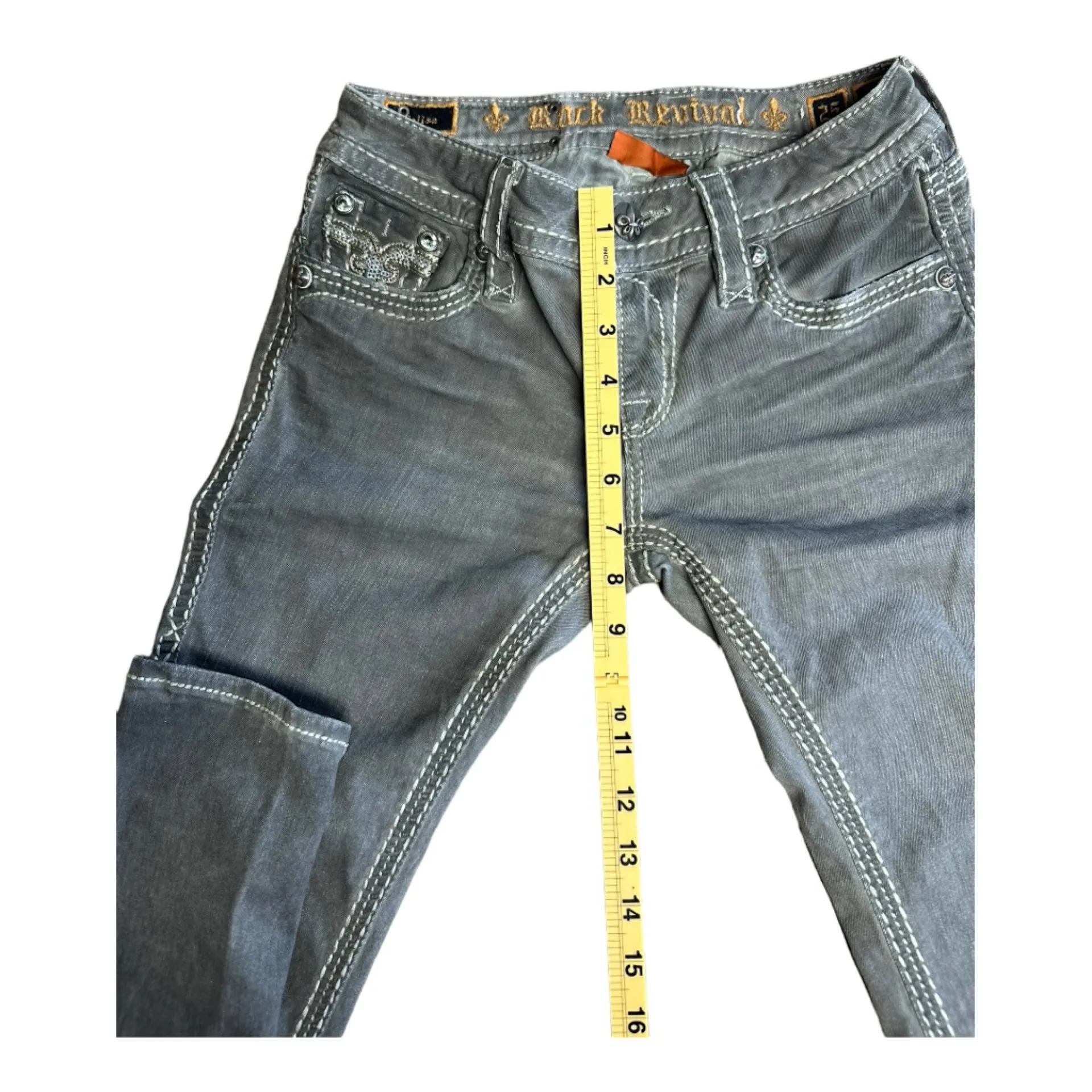Rock Revival • Delisa Skinny Jeans • Size 25 - Image 13