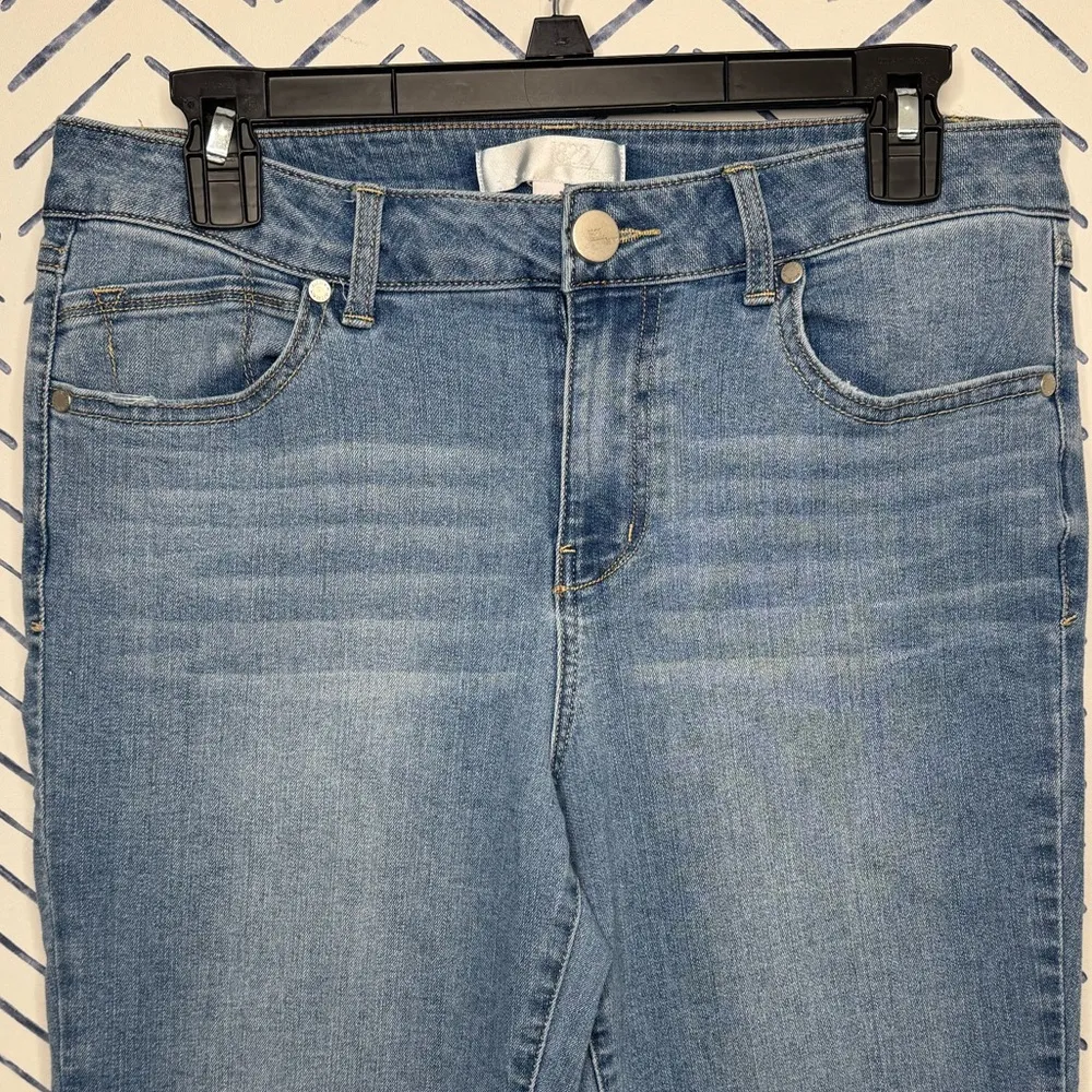 1822 Denim High rise Crop Boot Jean Stretchy Size 10 - Image 3