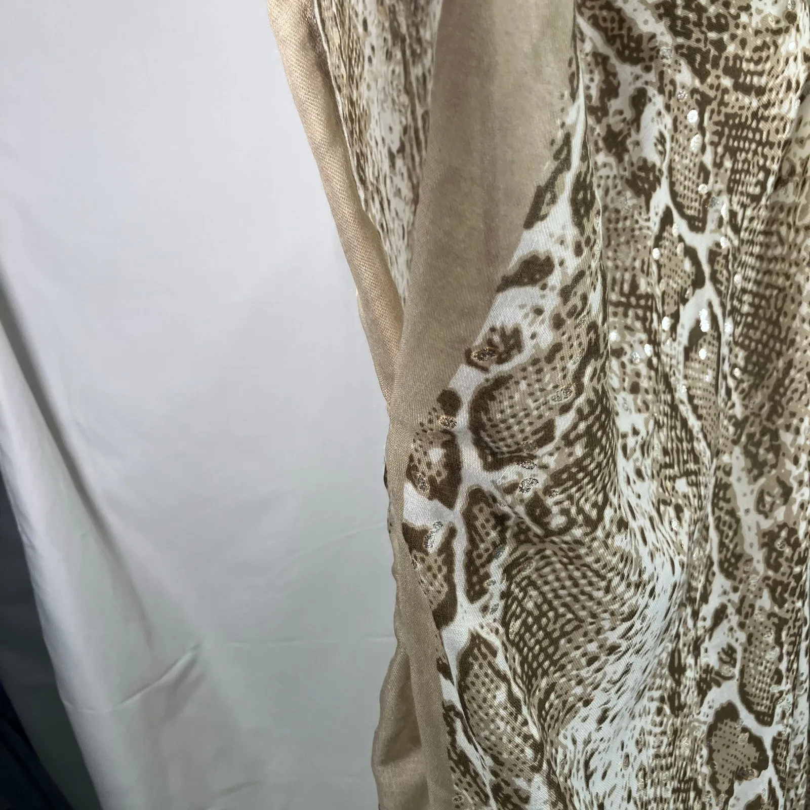 Nicole Miller New York Snakeskin Print Open Front Kimono‎ One Size New Viscose - Image 7