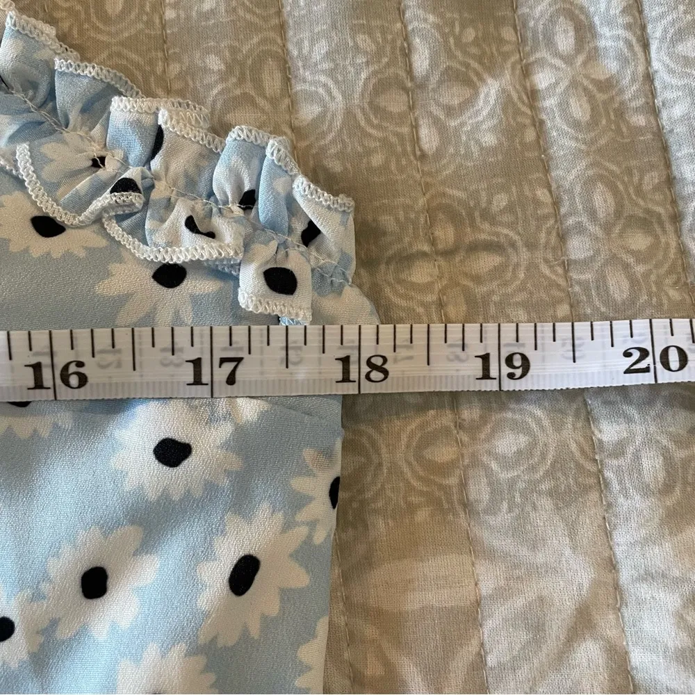 Princess Polly Ella Spaghetti Strap Mini Dress in Blue Floral 10 NWT - Image 13