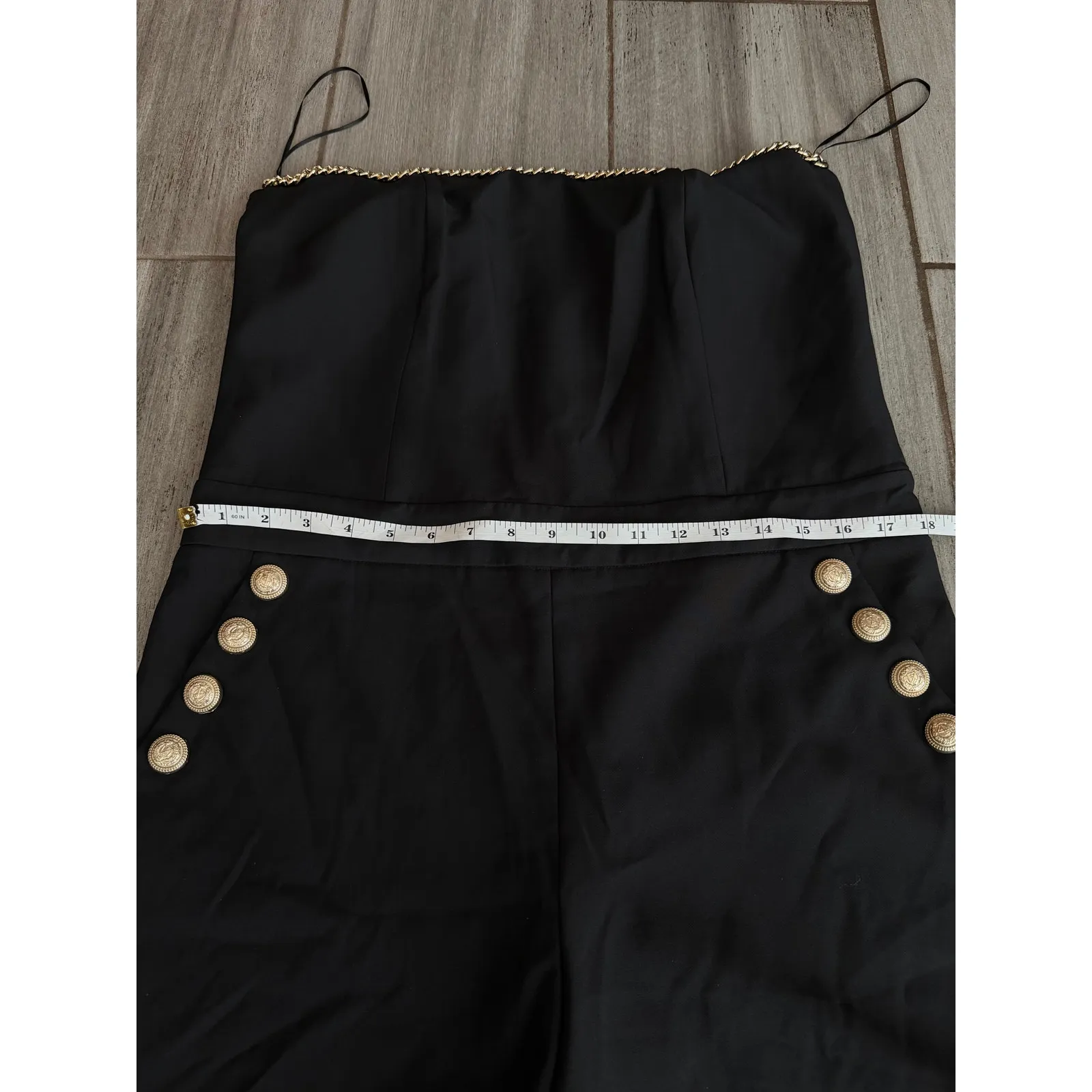 NWOT Generation Love Alexis Crepe Jumpsuit Black size XS - Image 6