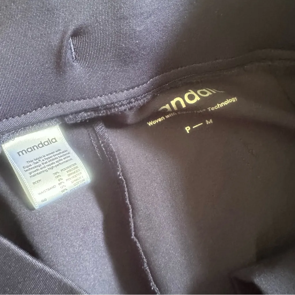 Mandala Navy Cargo Jogger Pants EUC Size MP Blue - Image 4