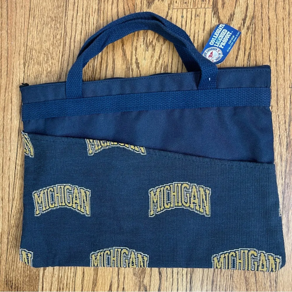 Michigan Wolverines University of MI Tote Bag Tablet Bag Go Blue - Image 4
