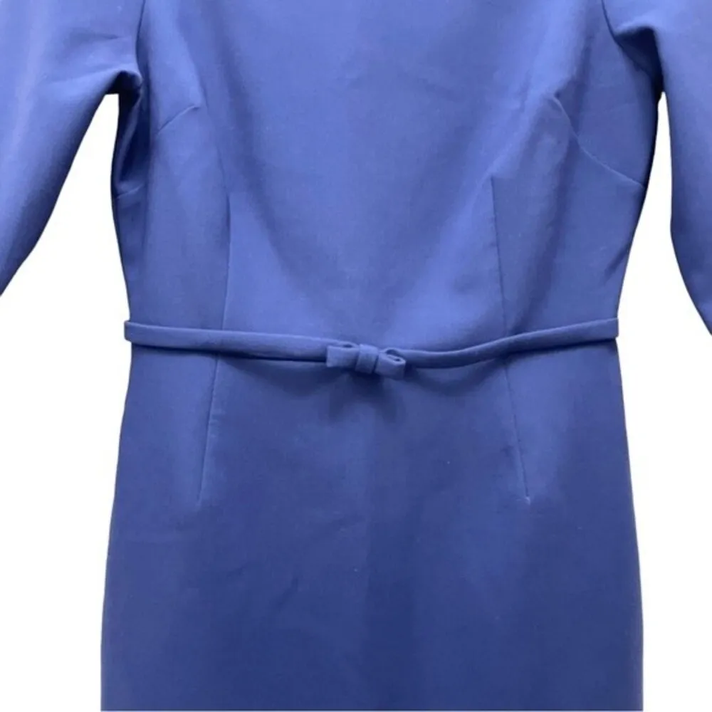 LIKELY Duchess Dress Royal Blue OTS Off The Shoulder Bodycon Midi Women’s Size 6 - Image 5