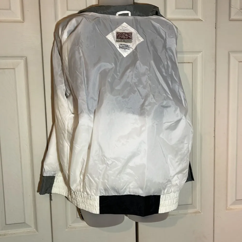 Vintage Ville Franche 1990s Colorblock Windbreaker Jacket Animal Print M Size M - Image 15