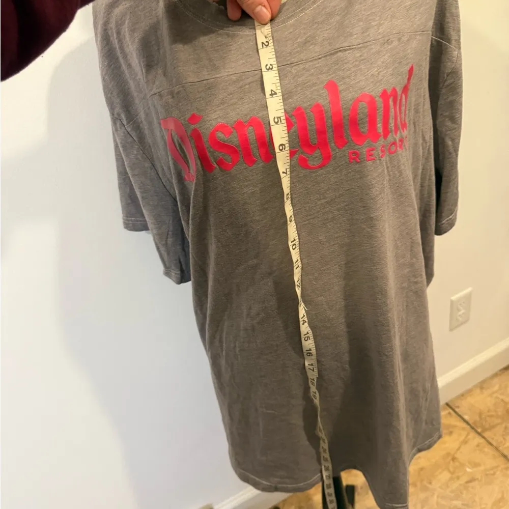 Womens Disney Parks Authentic Disneyland Resort  Pink & Gray T-Shirt 2XL - Image 7