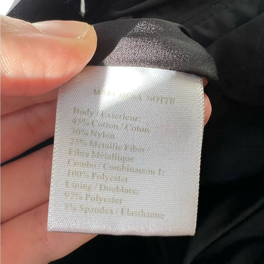 marchesa notte Gilded Gold Strapless Gown maxi dress size 4 CL Black - Image 6