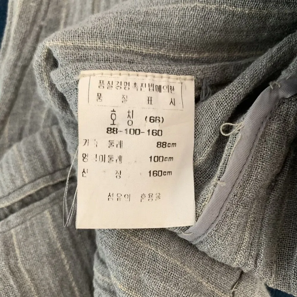 Kim Dongsoon Small‎ Gray Blazer Tailored Career Workwear Preppy Academia - Image 5