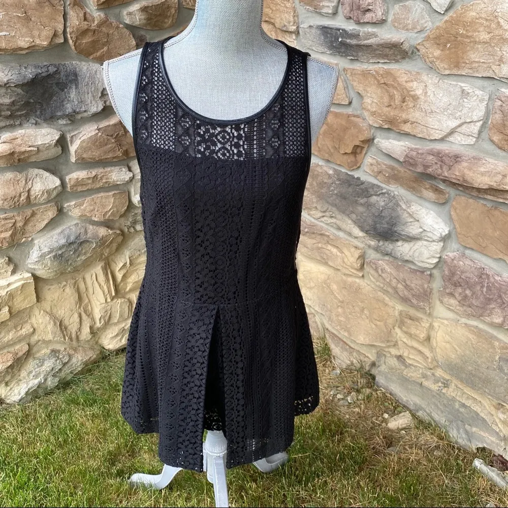 Rebecca Minkoff Marianne Black Lace Romper - Image 4