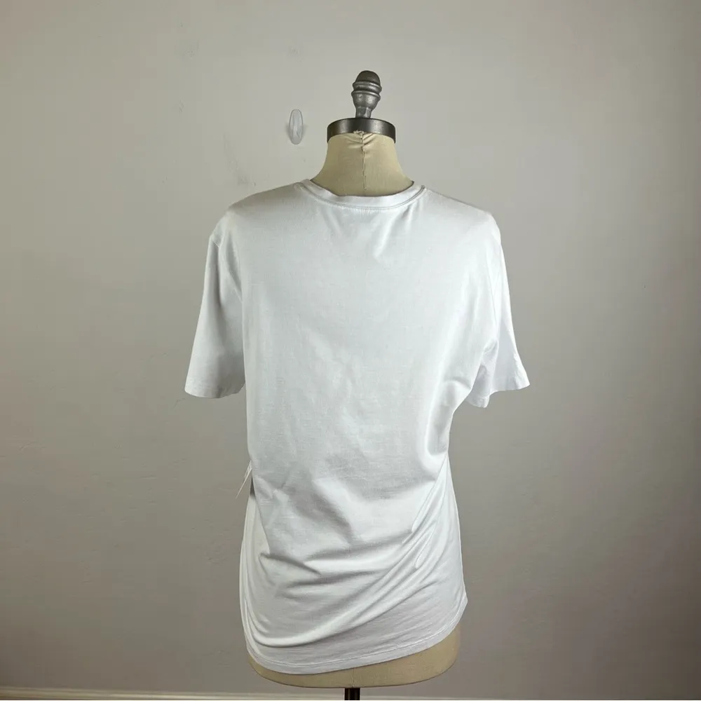 AG Adriano Goldschmied Weddington Crew - Weddington Crest Match White - Image 7