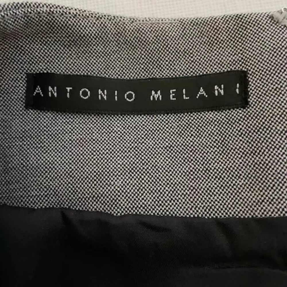 Antonio Melani Gray Straight Skirt Ruffle‎ Back - Image 2