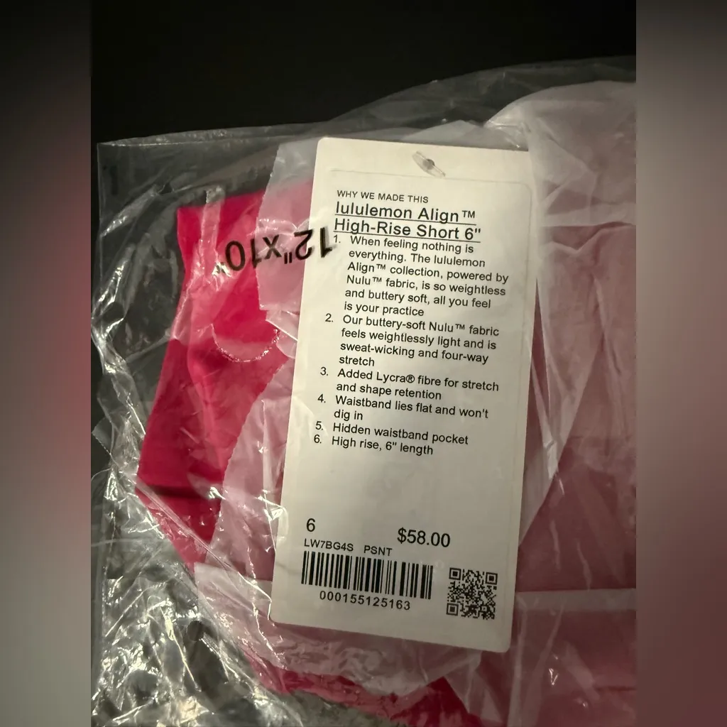 Lululemon Align High-Rise Short 6" - Passionate - Image 7