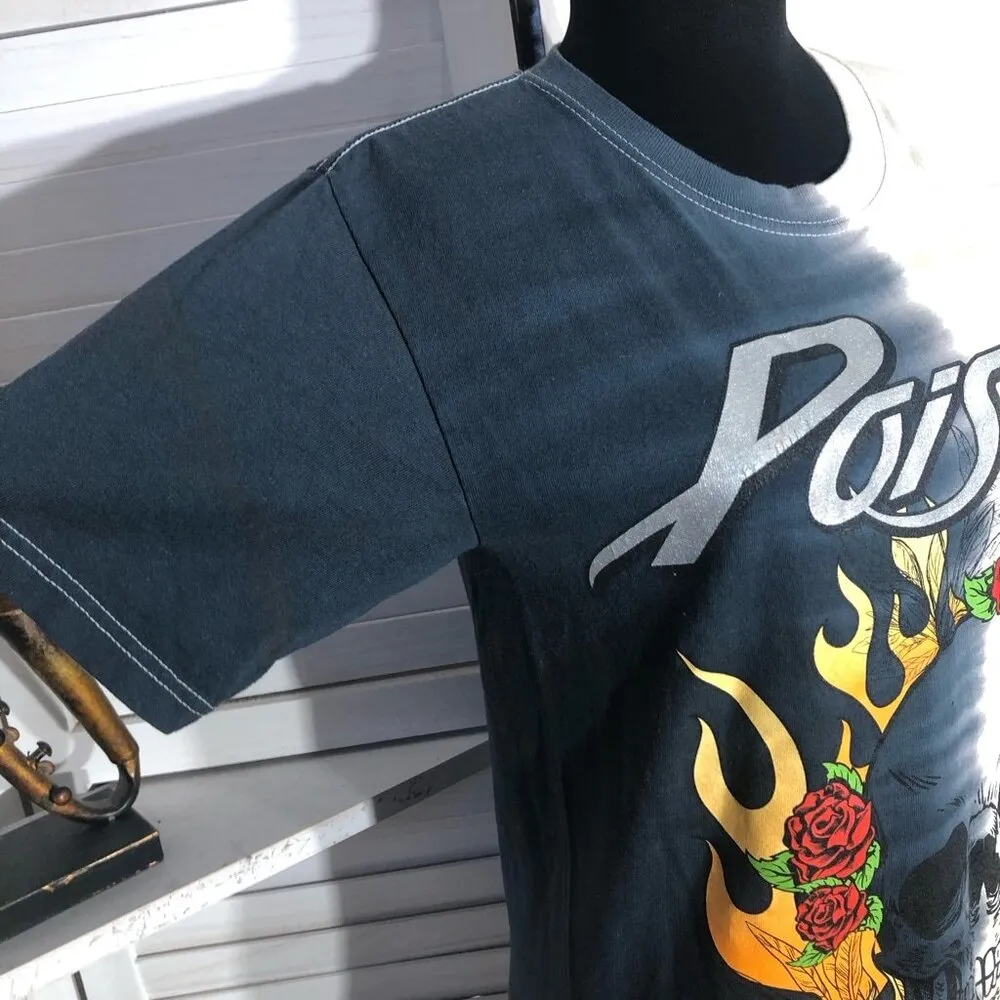 Y2K Grunge Poison Band Graphic Tee Split - Image 10