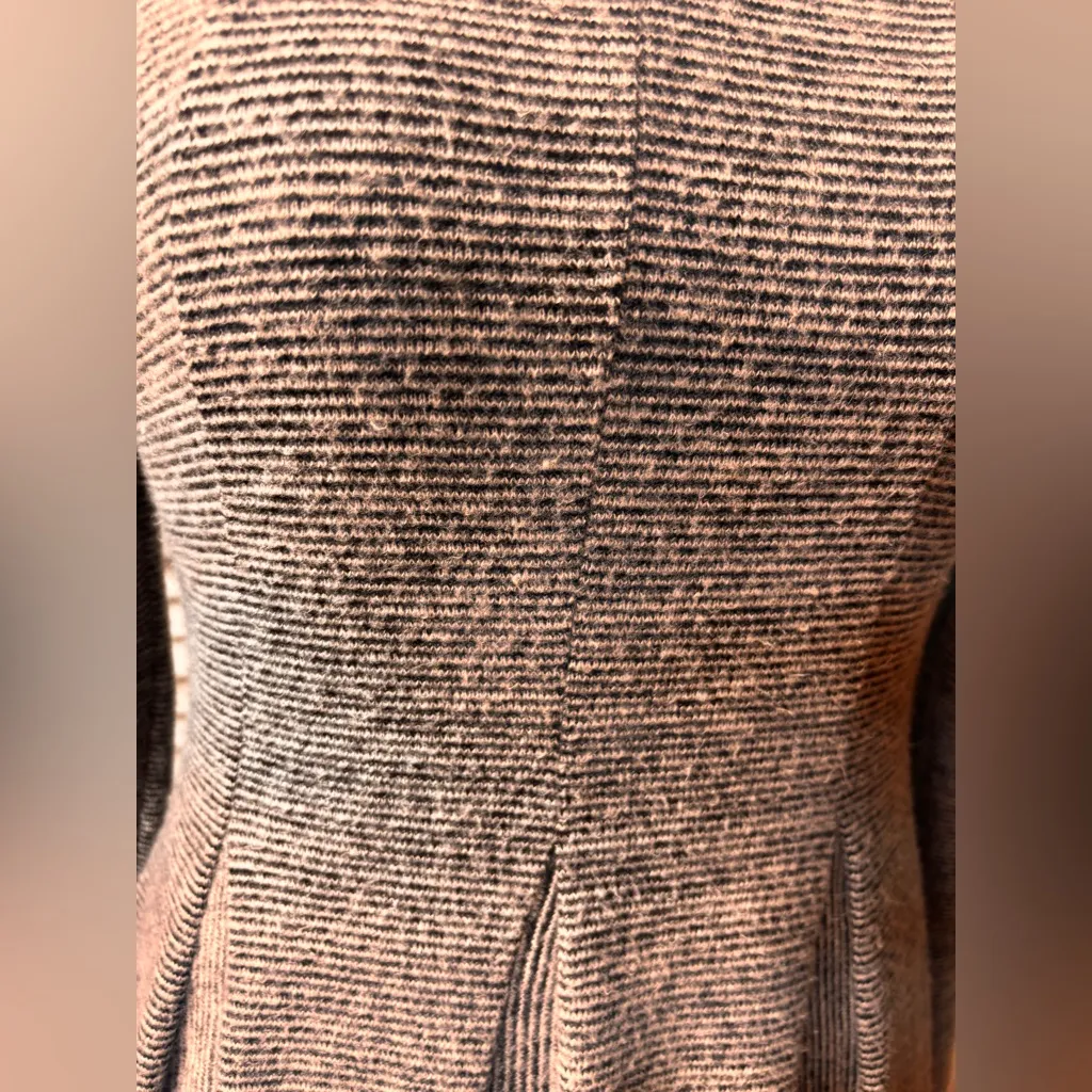 ANTHROPOLOGIE Dolan Left Coast Collection Lined Piper Gray Sweater Dress Sz SM - Image 3