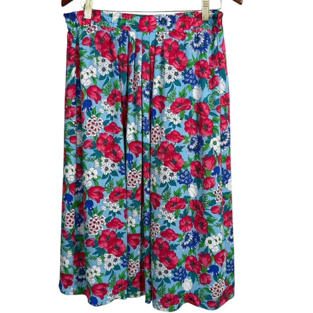 Vintage Maycene Floral 2 Piece Set Large Blue - Image 9