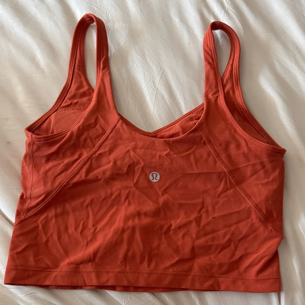 Lululemon  Burnt Orange Align Tank - Image 4