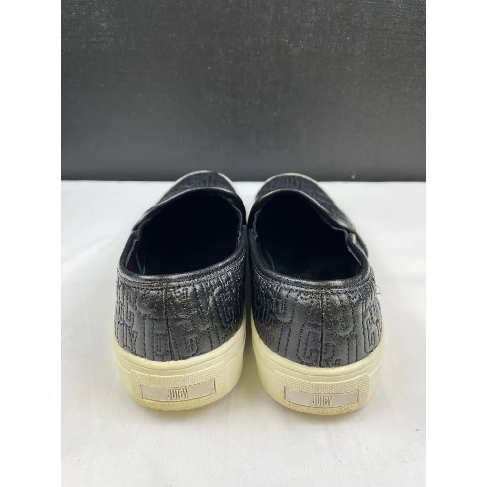 Juicy Couture Women's Black Slip on Sneakers/Shoes Size 8.5 SKU 4498 - Image 6