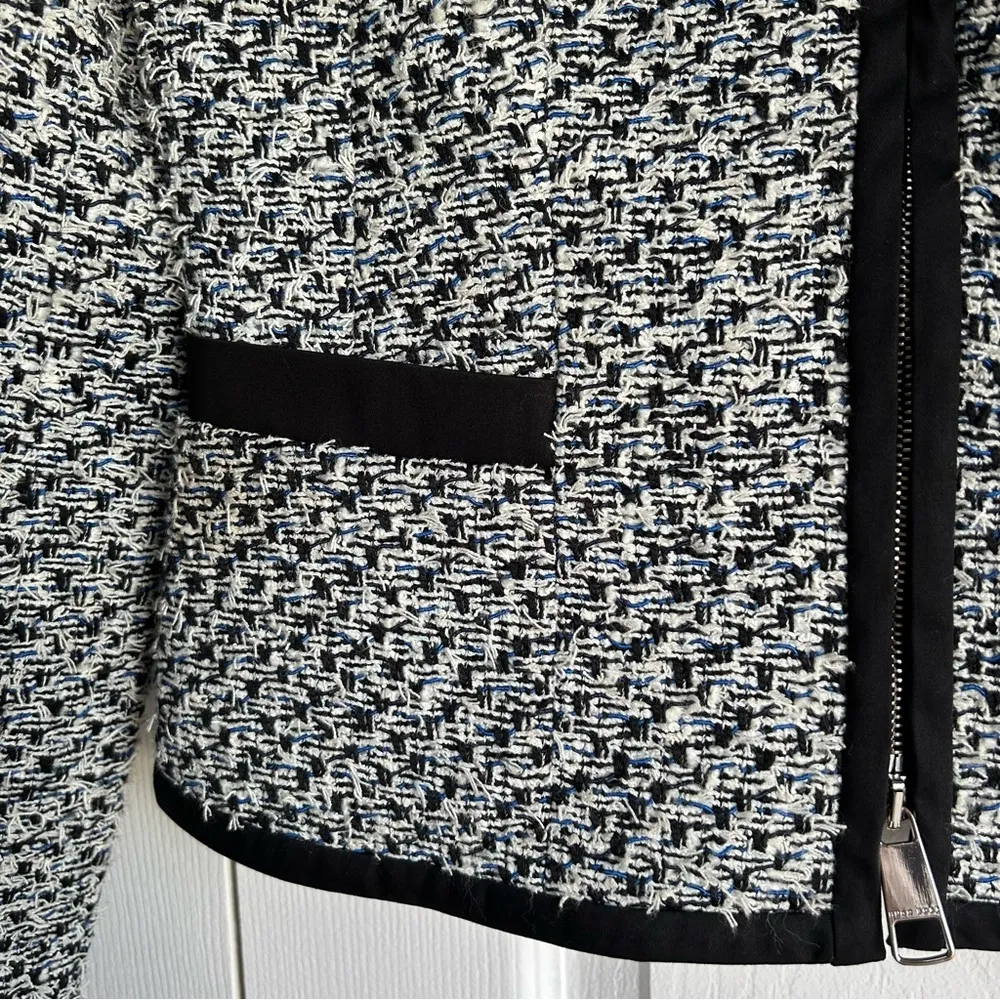 Hugo Boss Kalaila Full Zip Tweed Blazer - Image 3