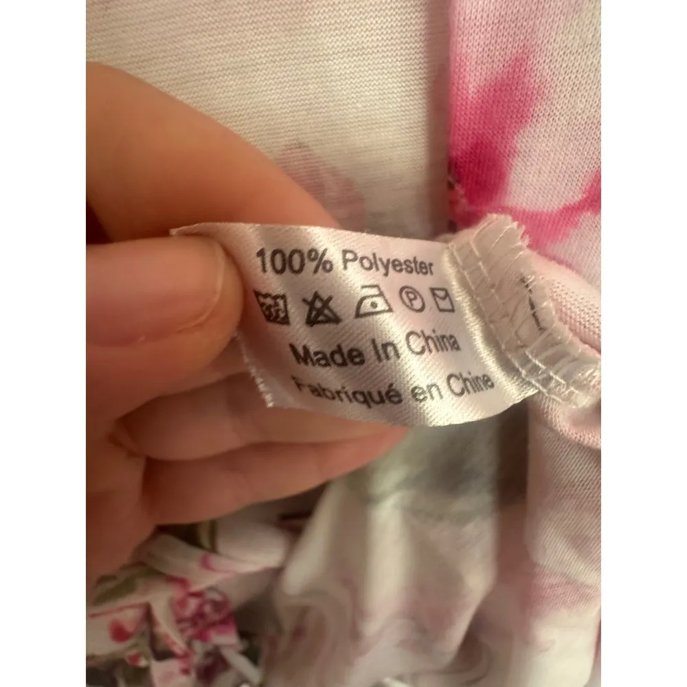 Show Me Your Mumu Womens Brie Floral Short Sleeve Robe Beach Coverup ONE SIZE - Image 5