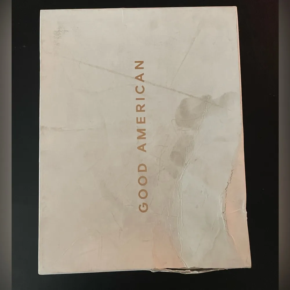 NIB Good American Terry Ankle Wrap Sandals Black Size 10.5 - Image 12