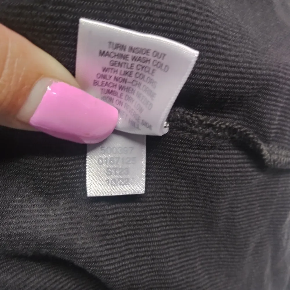 Garnet Hill Wide-Leg Knit Jumpsuit Charcoal Gray Casual Stretchy Size XL - Image 9