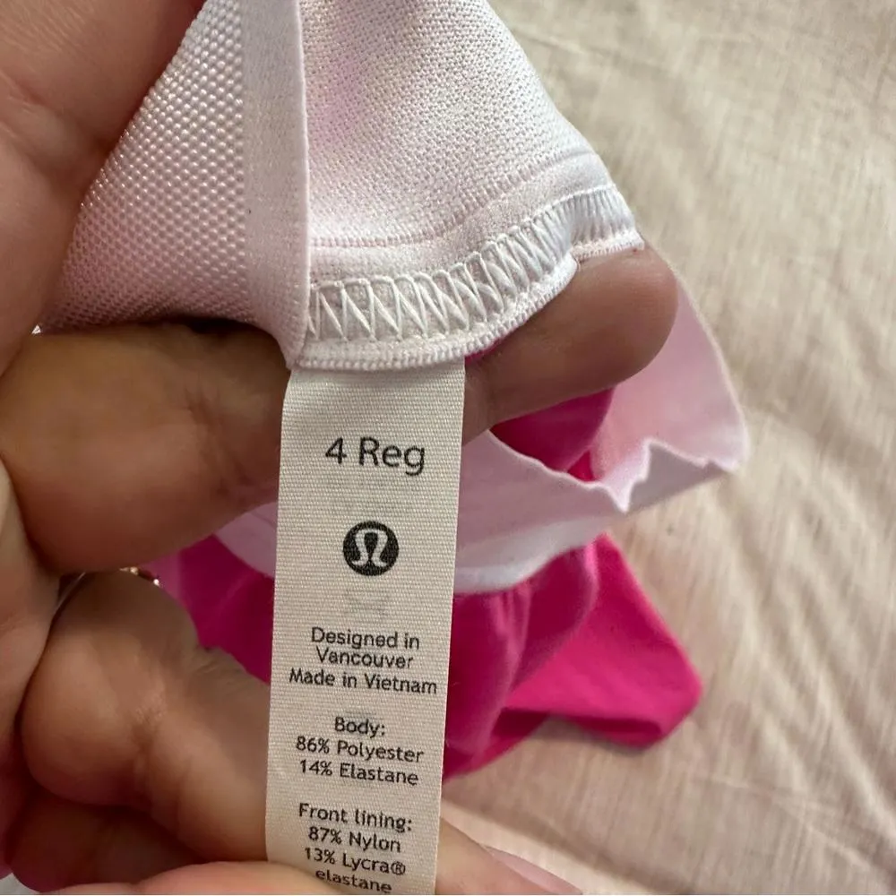 Lululemon Court Rival Skirt Sonic Pink - Image 3