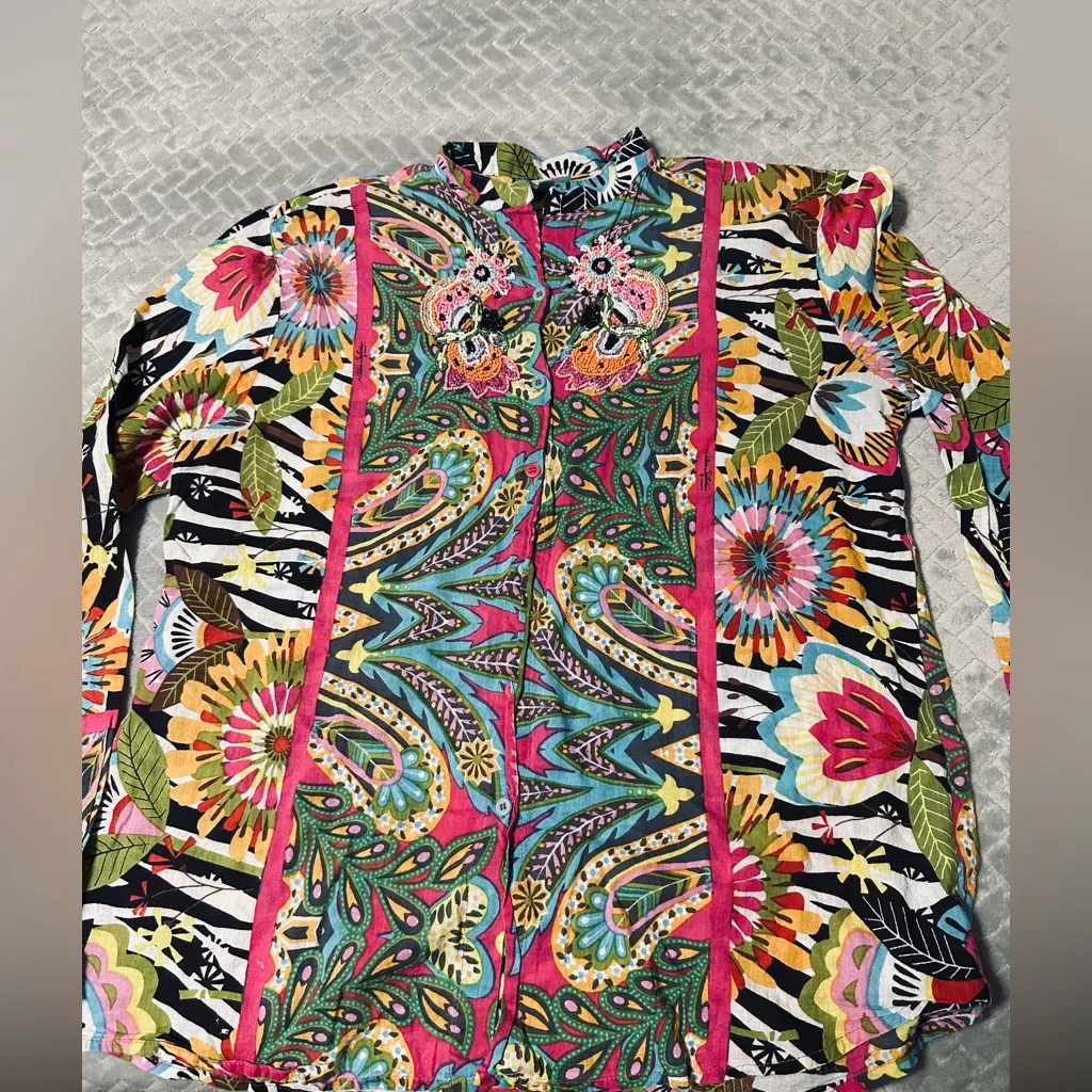 Antica Sartoria by Giacomo Cinque
Shirt Dress Tunic Coverup Summer
Wear One size Pink Size undefined - Image 6