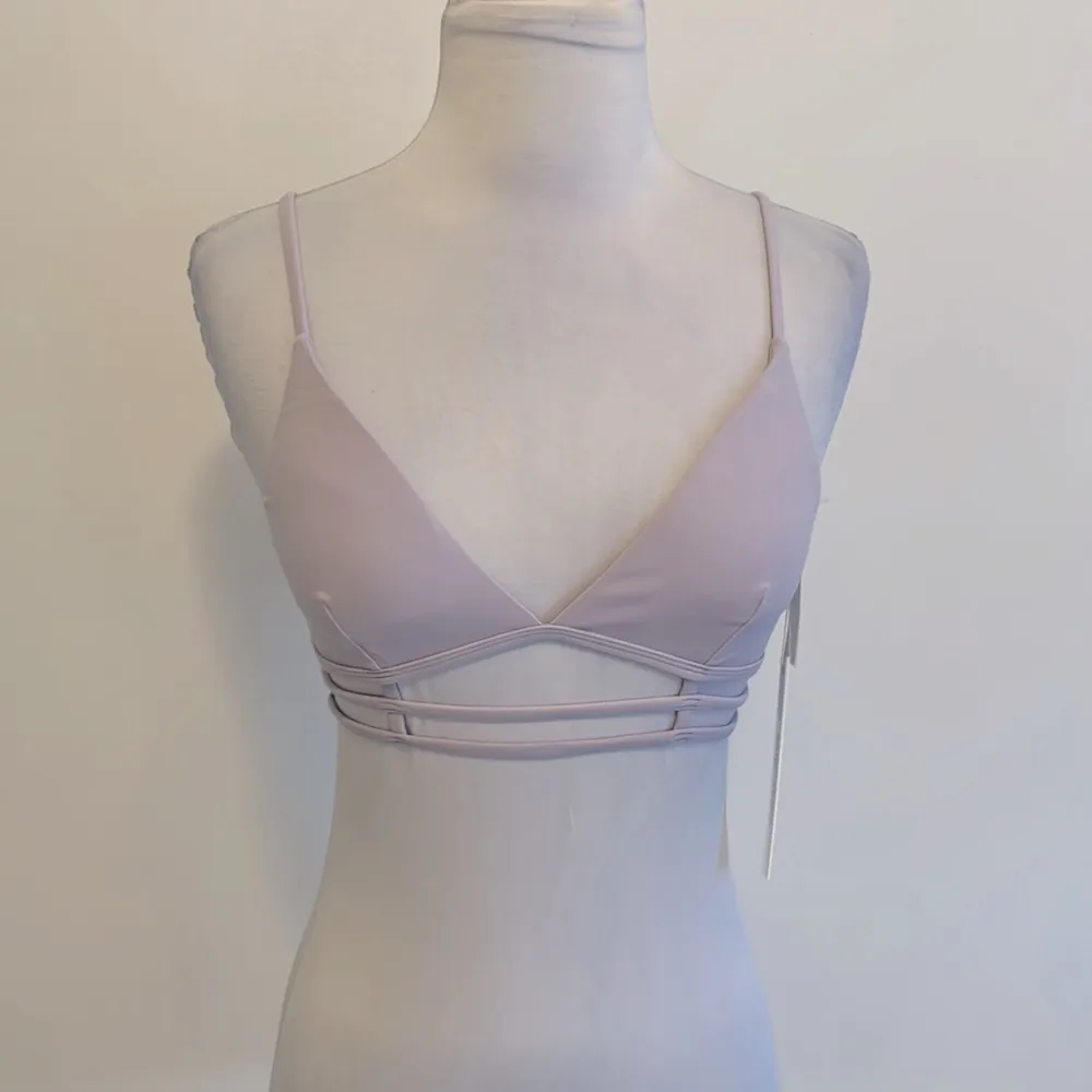 Jonathan Simkhai Eunice Strappy Bikini Top in Lupine - Image 2