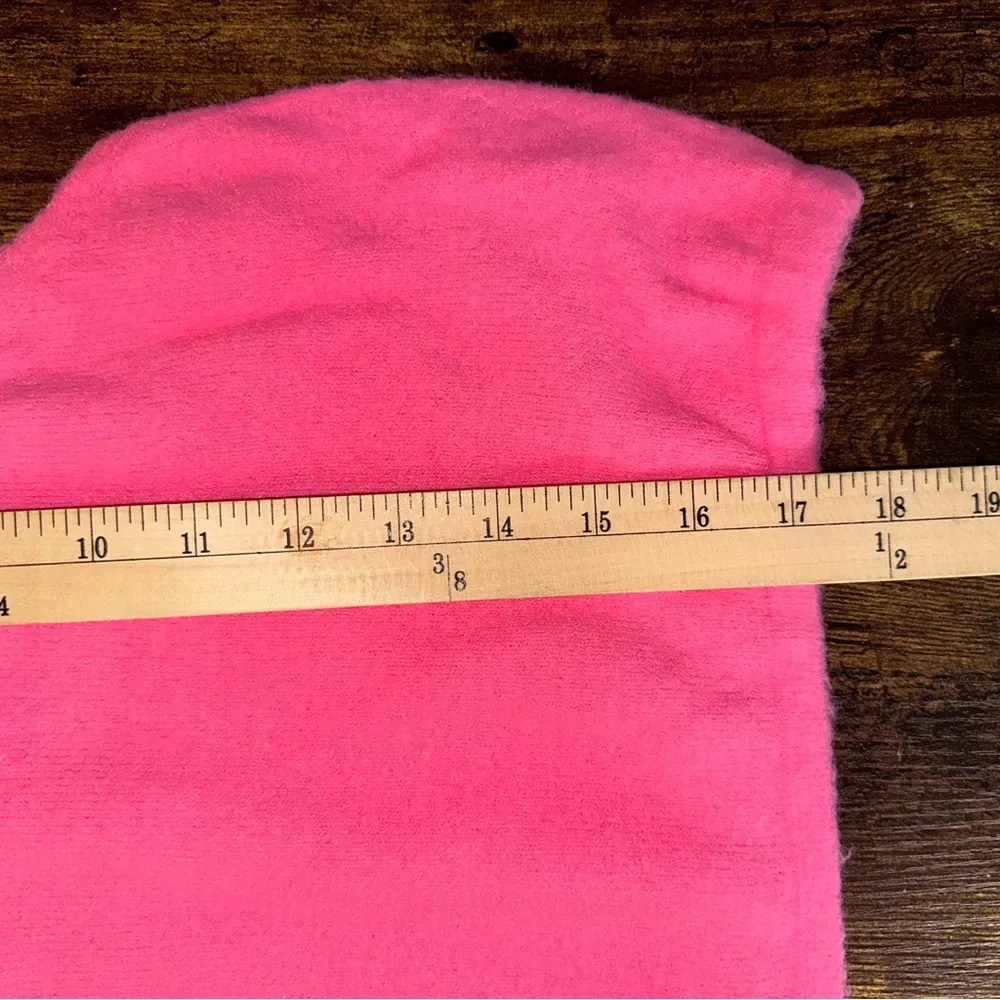 Free People x Intimately FP Top Womens Large Pink Warm Fluff Crop Top Y2K Knit - Image 9