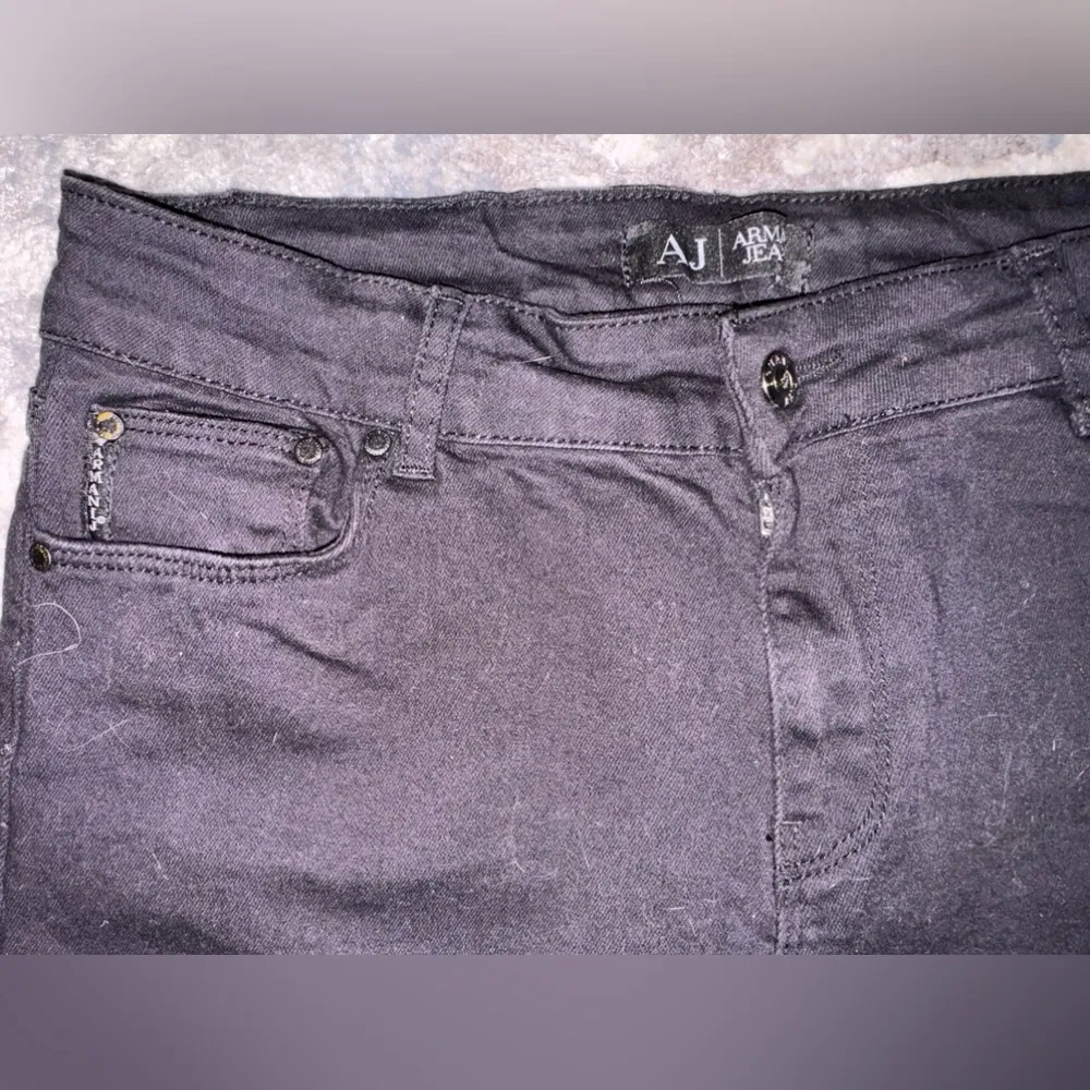 Armani Jeans Black high waisted Skinny - Image 8